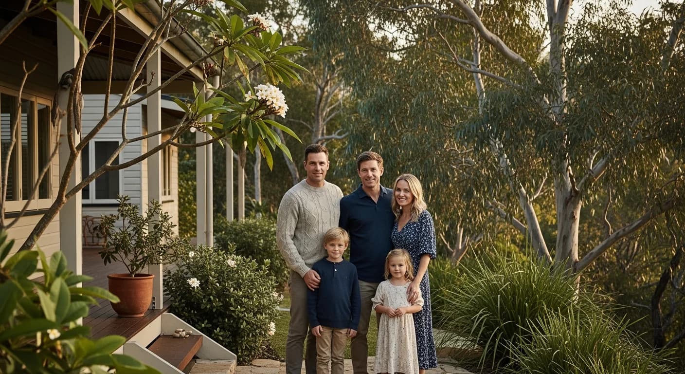 Australian family scaling up their financial plan with advice