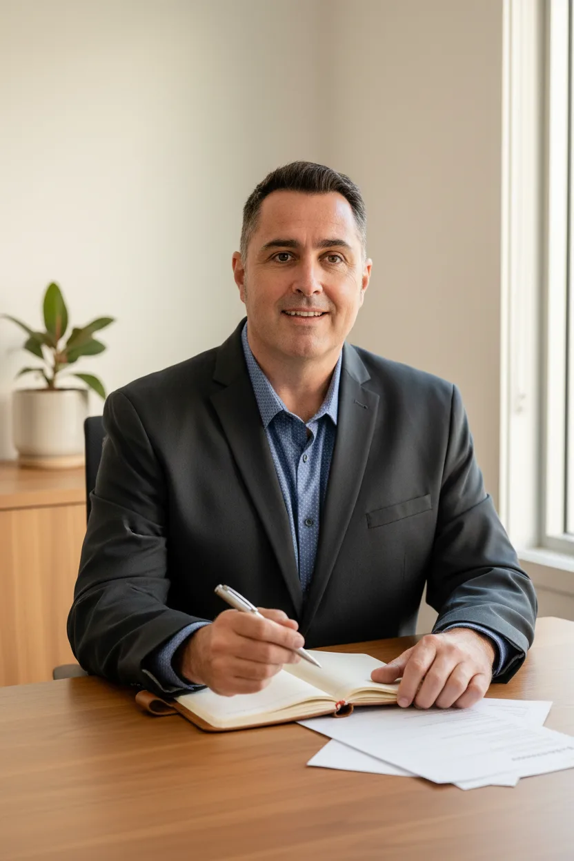 Financial adviser helping Australian clients with budgeting and cashflow planning