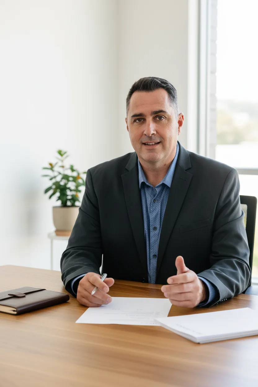 Financial adviser reviewing superannuation strategy with Australian clients